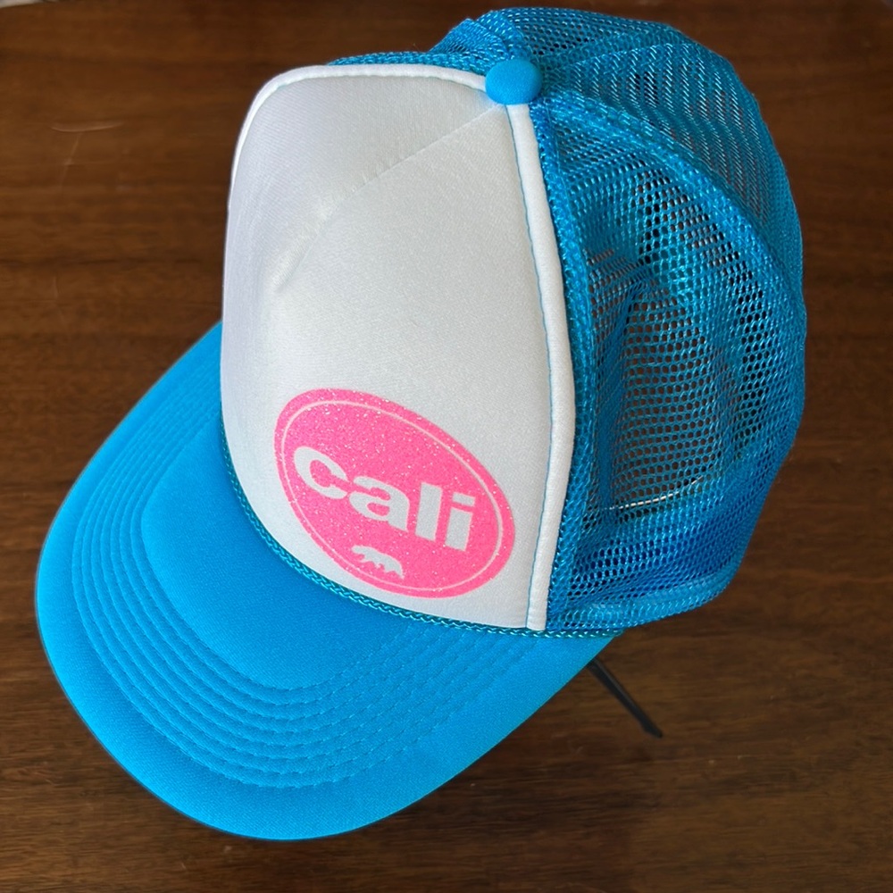 Cali baseball cap pink and blue NEVER WORN